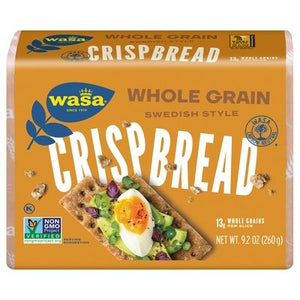 Wasa Crispbread Crispbread Whole Grain Swedish Style 12/9.2 OZ [UNFI #619809] [ebt]