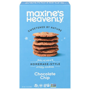 Maxines Heavenly Cookies Crispy Chocolate Chip 8/6.3 OZ [UNFI #2871747] [ebt]