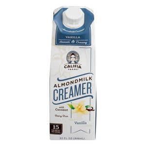 Califia Farms Creamer Almondmilk Dairy Free Vanilla 6/32 OZ [UNFI #1697184] [ebt] T