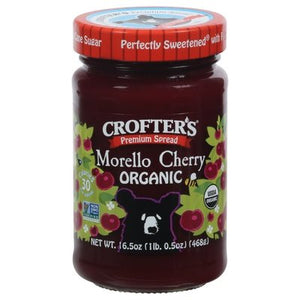 Crofters Premium Spread Organic Morello Cherry Og2 6/16.5 OZ [UNFI #2769305] [ebt]