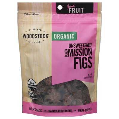 Woodstock Figs Organic Mission Black Unsweetened Og2 8/10 OZ [UNFI #651349] [ebt]