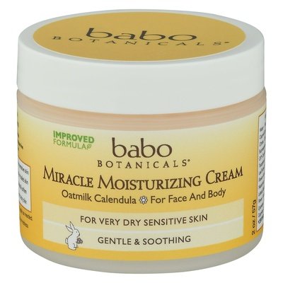 Babo Botanicals Moisturizing Cream Miracle Gentle & Soothing 1/2 OZ [UNFI-CARLISLE #1632298] T