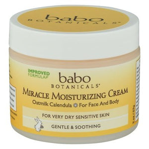 Babo Botanicals Moisturizing Cream Miracle Gentle & Soothing 1/2 OZ [UNFI-CARLISLE #1632298] T