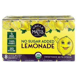 Uncle Matts Organic Lemonade No Sugar Added Og2 4/8/6.75FZ [UNFI #2854461] [ebt]