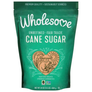 Wholesome Cane Sugar Unrefined 12/1.5 LB [UNFI #768077] [ebt]