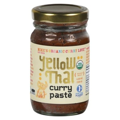 Mikes Organic Curry Love Curry Paste Yellow Thai Mildly Spicy Og1 6/4.23 OZ [UNFI #2680502] [ebt]
