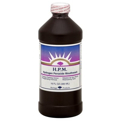 Heritage Store, Inc  Hydrogen Peroxide Mouthwash 1/16 OZ [UNFI-CARLISLE #775528] T