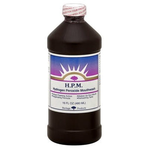 Heritage Store, Inc  Hydrogen Peroxide Mouthwash 1/16 OZ [UNFI-CARLISLE #775528] T