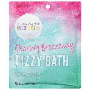 Aura Cacia Fizzy Bath Clearing Breezeway 6/2.5 OZ [UNFI-CARLISLE #2684629] T