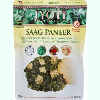 Jyoti Indian Cuisine Saag Paneer 6/10 OZ [UNFI #1196641] [ebt]