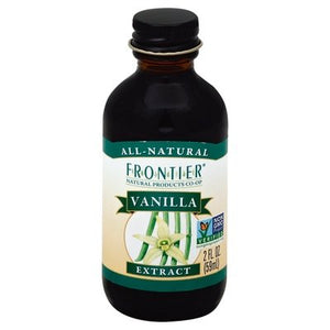 Frontier Nat Prod Co-Op Vanilla Extract 1/2 OZ [UNFI-CARLISLE #1528223] [ebt]