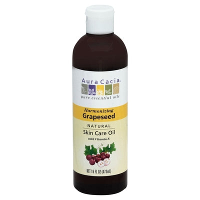 Aura Cacia Skin Care Oil Harmonizing Grapeseed 1/16 OZ [UNFI-CARLISLE #127431] T