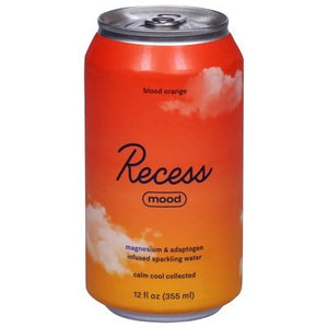 Recess Sparkling Water Blood Orange Mood 12/12 OZ [UNFI #2765188] [ebt] T