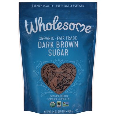 Wholesome Sugar Organic Dark Brown Og2 6/24 OZ [UNFI #571653] [ebt]