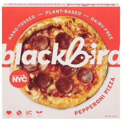 Blackbird Pizza Pepperoni Hand-Tossed 6/14 OZ [UNFI #2868214] [ebt]