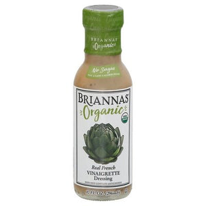 Briannas Vinaigrette Dressing Og2 6/10 OZ [UNFI #2412476] [ebt]