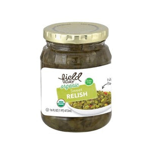 Field Day Classic Sweet Relish Og2 12/16 OZ [UNFI #2537298] [ebt]