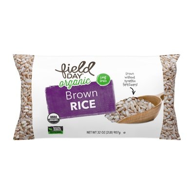 Field Day Long Grain Brown Rice Og2 12/32 OZ [UNFI #2534725] [ebt]