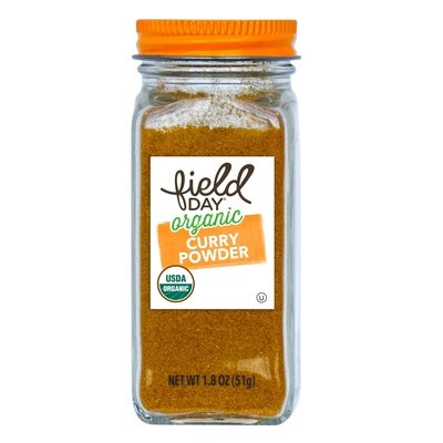 Field Day Curry Powder Og2 6/1.8 OZ [UNFI-CARLISLE #2520559] [ebt]