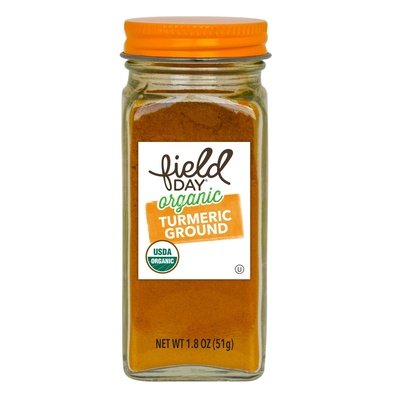 Field Day Turmeric Ground Og2 6/1.8 OZ [UNFI-CARLISLE #2520609] [ebt]