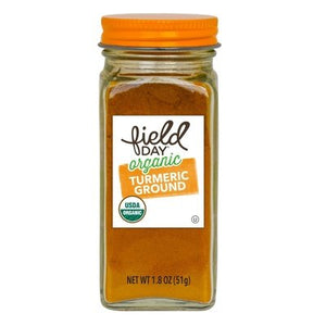 Field Day Turmeric Ground Og2 6/1.8 OZ [UNFI-CARLISLE #2520609] [ebt]