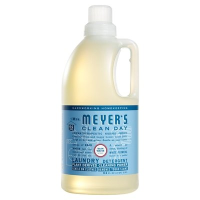 Mrs Meyers Clean Day Laundry Detergent Rain Water Scent 6/64 OZ [UNFI #2861730] T