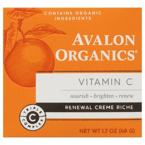 Avalon Organics Renewal Creme Riche Vitamin C 1/1.7 OZ [UNFI-CARLISLE #2534816] T