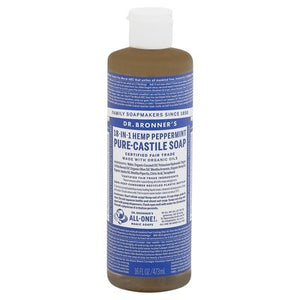 Dr Bronners Pure-Castile Soap 18-In-1 Hemp Peppermint Og3 12/16 OZ [UNFI #516021] T