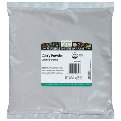 Frontier Nat Prod Co-Op Curry Powder 1LB Og2 [UNFI-CARLISLE #478271] [ebt]