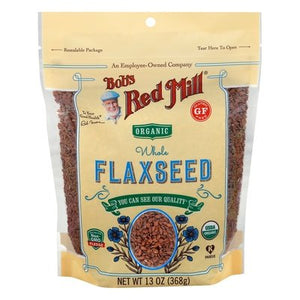 Bobs Red Mill Flaxseed Organic Whole Og2 4/13 OZ [UNFI #2688778] [ebt]