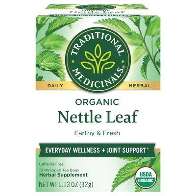 Traditional Medicinals Herbal Supplement Organic Nettle Leaf Tea Bags Og2 6/16 BAG [UNFI #795559] [ebt]