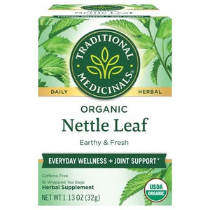 Traditional Medicinals Herbal Supplement Organic Nettle Leaf Tea Bags Og2 6/16 BAG [UNFI #795559] [ebt]