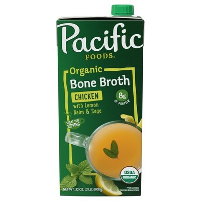 Pacific Foods Bone Broth Organic Chicken Og2 12/32 OZ [UNFI #2983815] [ebt]