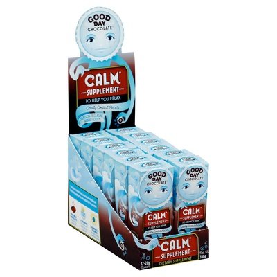 Good Day Chocolate Calm Supplement Candy Coated Pieces 12/.99 OZ [UNFI-CARLISLE #1740760]