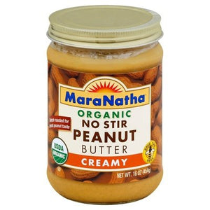 Maranatha Peanut Butter No Stir Creamy Og2 6/16 OZ [UNFI #1899608] [ebt]