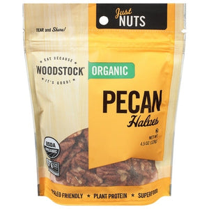 Woodstock Pecan Halves Organic Og2 8/4.5 OZ [UNFI #1082387] [ebt]