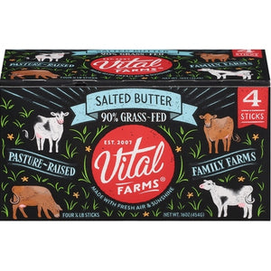 Vital Farms Pasture Raised Butter Sea Salt 15/16 OZ [UNFI #2495182] [ebt]