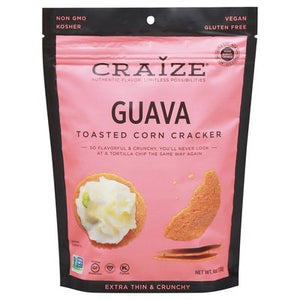 Craize Toasted Corn Cracker Guava 6/4 OZ [UNFI #2485373] [ebt]