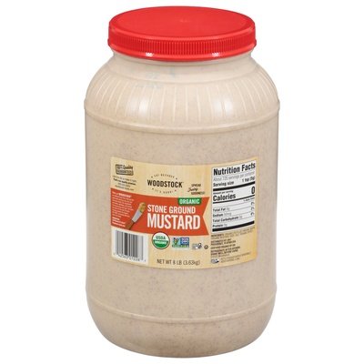 Woodstock Mustard Organic Stone Ground Og2 4/8 LB Og2 [UNFI #778092] [ebt]