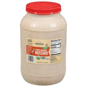 Woodstock Mustard Organic Stone Ground Og2 4/8 LB Og2 [UNFI #778092] [ebt]