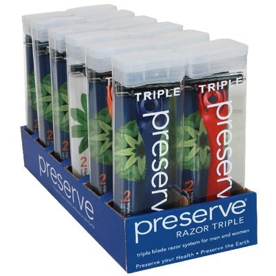 Preserve Razor Triple 6CT [UNFI-CARLISLE #437095] T