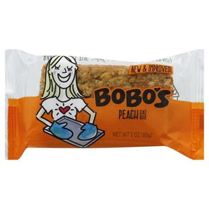 Bobos Oat Bars Oat Bar Peach 12/3 OZ [UNFI-CARLISLE #998732] [ebt]