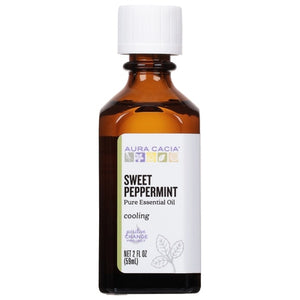 Aura Cacia Pure Essential Oil Sweet Peppermint Cooling 1/2 oz [UNFI-CARLISLE #2729606] T