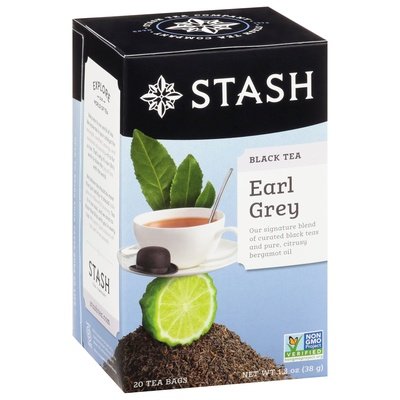 Stash Tea Black Tea Earl Grey Tea Bags 6/20 BAG [UNFI #504878] [ebt]