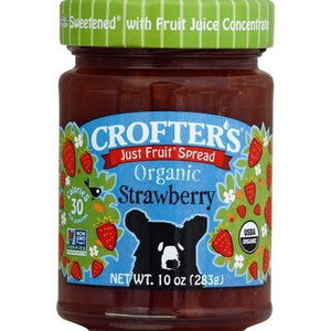 Crofters Fruit Spread Organic Strawberry Og2 6/10 OZ [UNFI #683086] [ebt]