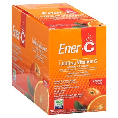 Ener-C Multivitamin Drink Mix Vitamin C 1000 Mg Orange 1/30 PKT [UNFI-CARLISLE #1275163]