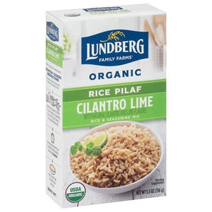 Lundberg Family Farms Rice Pilaf Organic Cilantro Lime Og2 6/5.50 OZ [UNFI #2260503] [ebt]