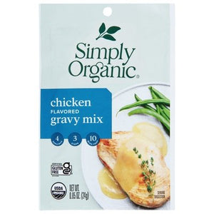 Simply Organic Gravy Mix Chicken Flavored Og2 12/.85 OZ [UNFI #916262] [ebt]