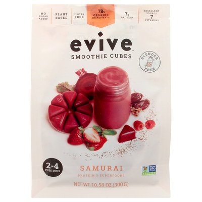 Evive Smoothie Cubes Samurai Og2 8/10.58 OZ [UNFI #2707735] [ebt]
