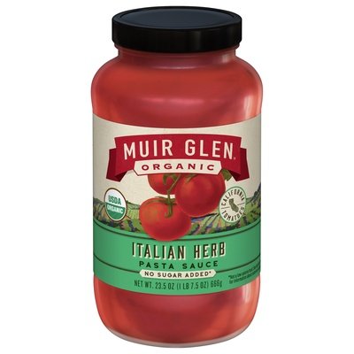 Muir Glen Pasta Sauce Organic Italian Herb Og2 12/23.5 OZ [UNFI #2907228] [ebt]